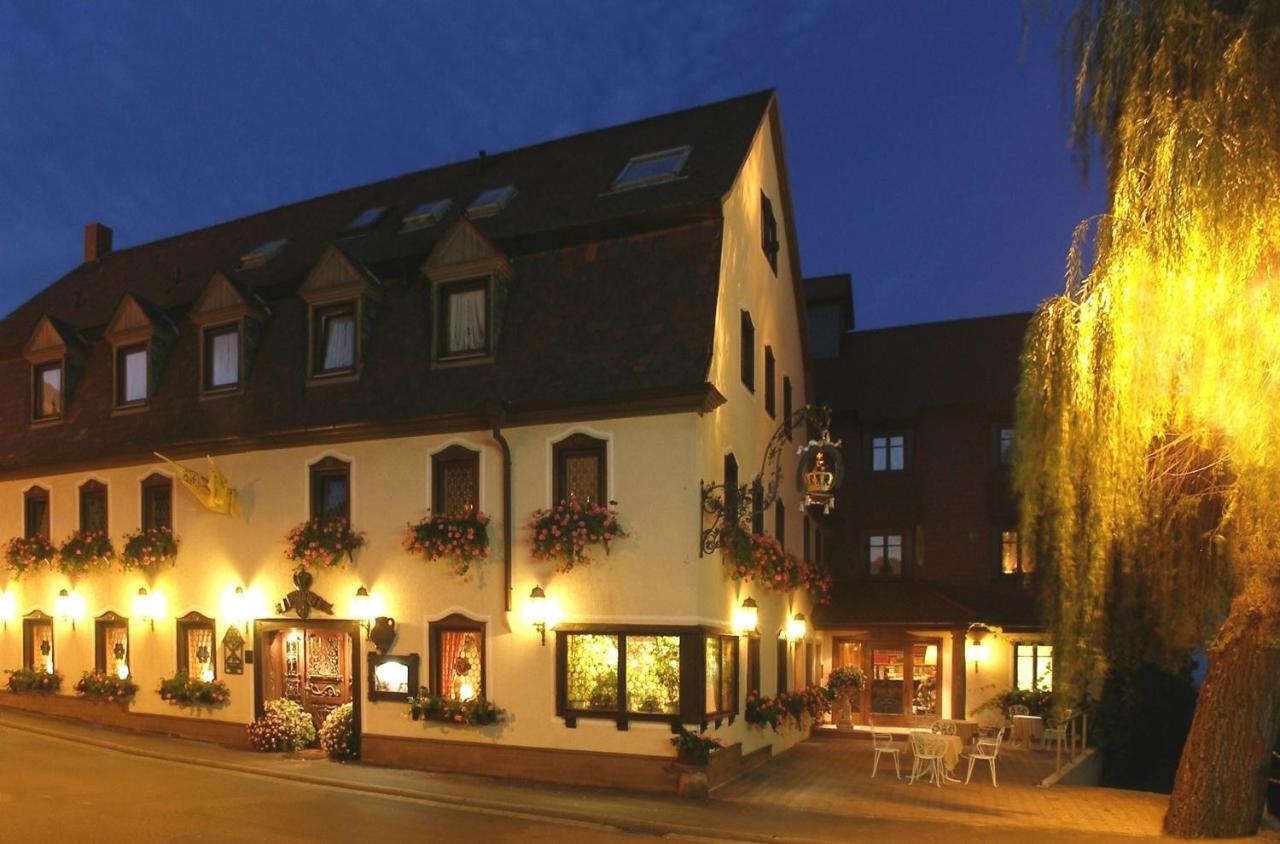 Hotel Krone Laudenbach  エクステリア 写真